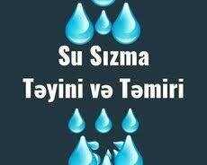 Su sızmalarının təyini və təmiri