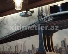 Proyektorların quraşdırılması