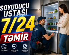 Soyuducu ustasi ünvanda zəmanətli təmiri