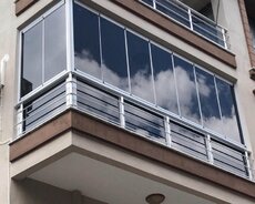 Cam balkon, plastik qapı və pəncərə