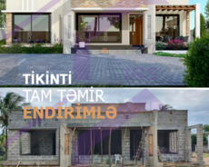 Endirimli Sadə Tikinti - Təmir