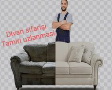 Mebel ustası Divan və Kreslo