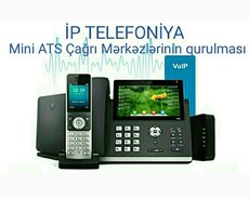 Ofislərə Evlərə Telefon çəkilişi