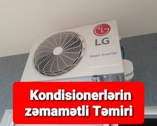 Kondisionerlərin zəmanətli təmiri