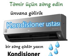 Kondisioner təmiri və yuyulması