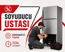 Soyuducu ustasi ucuz zəmanətli sərfəli