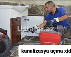 Kanalizasiya təmizləmə xidməti