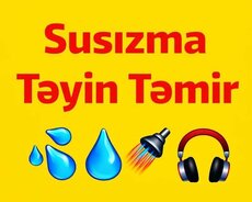 Su sızmasının təyini və təmiri