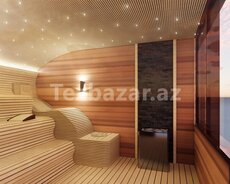 Sauna yığılması sauna ustası