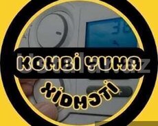 kombi təmiri və radiatorlarin yuyulması