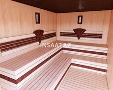 Sauna tikintisi və sair isler