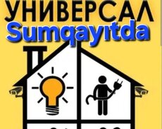 Sumqayıtda santexnik, elektrik ustası