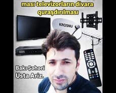 Krosnu ustası televizor qurraşdırma