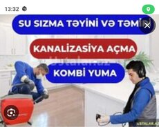 su sızintisi təyini və təmiri