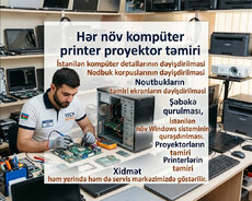 Noutbuk kompüter formatı təmiri