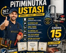 pitiminutka kalonka su qizdirici ustasi