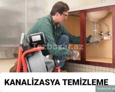 Kanalizasiya tutulmuş boruların açılması