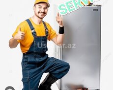 Bütün növ soyuducularin zəmanətlə təmiri