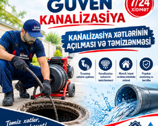 kanalizasiya təmizləmə xidməti