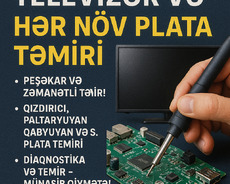 Tv təmiri , Plata təmiri (hernov plata)