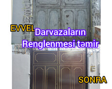 Darvazaların renglenmesi təmir