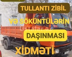 Tullantı zibil söküntü yükdaşıma xidməti