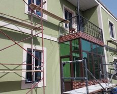 fasad işləri görülür