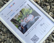 Ad günü hədiyyələri qr kodlu çərçivələr