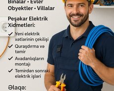 Elektrik Xidmətləri – Ev, Villa və Obyek