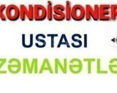 Kondisioner ustasi zəmanətli ucuz hər iş