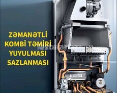Hər növ Kombilərin təmiri və yuyulması