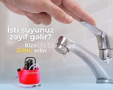 kombi təmiri istdi su xetlerinin yuyulmasi