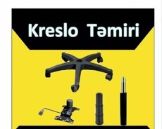 Təkərli ofis və oyun kreslosu təmiri