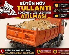 Tullantı söküntü daşınması