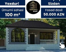 100 kvadratlı evin tikintisi və təmiri
