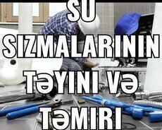 Su sızma teyini və təmiri
