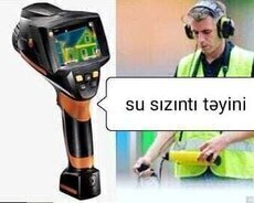 Su sızma teyini və təmiri
