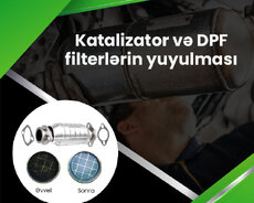 katalizator və dpf filterlərinin yuyulma