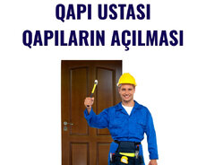 Qapi ustasi açar zamok kilid təmiri