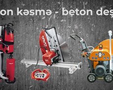 Beton kəsimə xidməti
