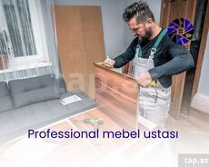 Mebelerin soklub quraşdirilmasi və təmir