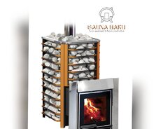 Sauna odun sobası. Дровяные печи