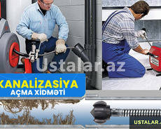 Kanalizasiya acma xidməti 7/24 saat