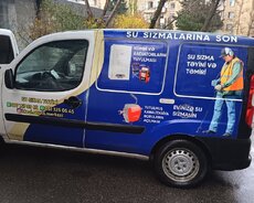 Su sızma teyini və təmiri