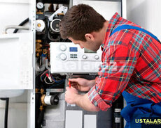 kombi təmiri və radiatorlarin yuyulması