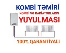 Kombi təmiri və yuyulmasi