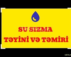 Su sızma 7/24 peşəkar xidmet