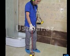 Su sızma teyini və təmiri 7/24 saat