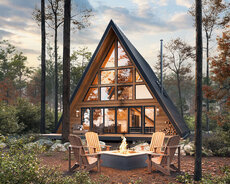 A Frame evlərin tikintisi və təmiri