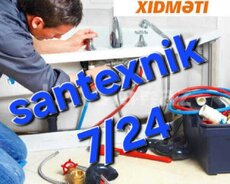Santexnika ustası 7/24 en ucuz bizde